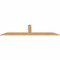 Ekena Millwork Portland Smooth Timber Gable Bracket, Western Red Cedar, 96"W x 24"H x 1 1/2"D x 5 1/2"F, 6/12 Pitch GBW096X24X0206POR00SWR - alternate 2